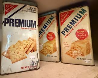 Premium Saltine Cracker Tins