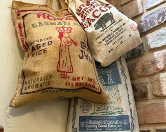 Burlap & Canvas Food Bags