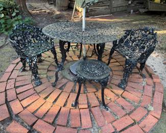 2nd Black Metal Patio Set
