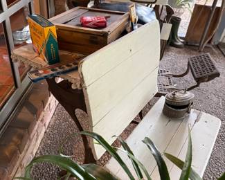 Antique School Desk