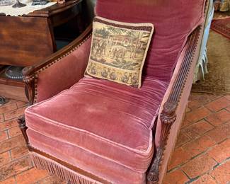 Cranberry Upholstered Chair