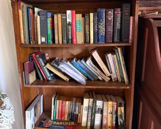 Antique Bookcase, Books