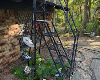 Black Iron Staircase