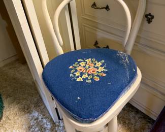 Needlepoint Vanity Chair