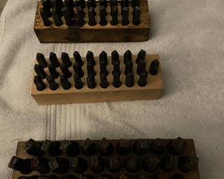 Vintage stamping set 