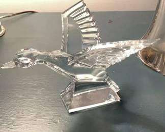 Vintage JG Durand Crystal Flying Duck