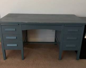 Blue Office Desk