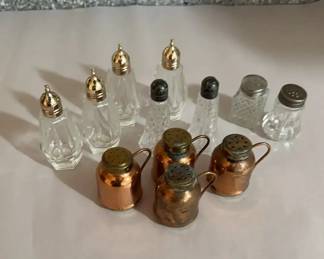 5 Pairs of Salt Pepper Shakers plus some extras
