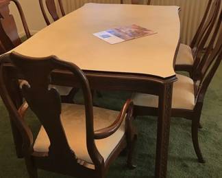 Gorgeous Harden Hand Crafted Solid Cherry Dining Table And Chairs