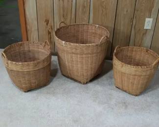 Three Large Baskets
