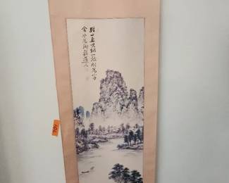 Oriental Scroll Painting