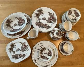 Johnson BroSix Piece Place Settings Plus Extras