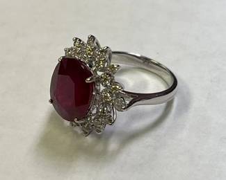ruby and diamond ring