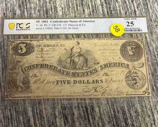 confederate money