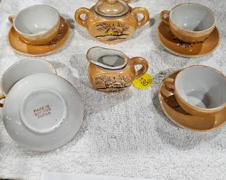 MINIATURE ANTIQUE TEA SET OCCUPIED JAPAN