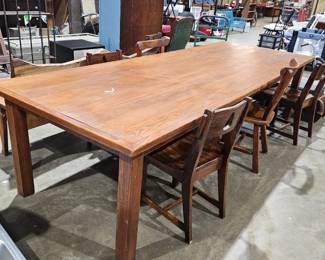 DINING TABLE AND CHAIRS