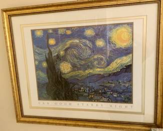 Starry night print