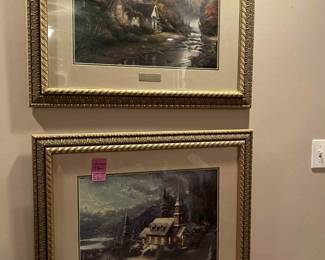 Thomas Kincaid Library prints