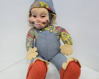 Rushton Rubber Face Elf Doll
