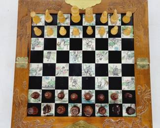 	Oriental Folding Chess Set