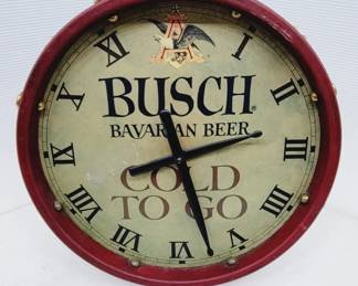 	Busch Bavarian Beer Wall Clock