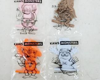 	Set Of Kaws Monsters Figures