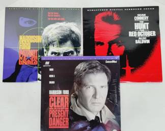 	Harrison Ford Movie LaserDiscs Lot