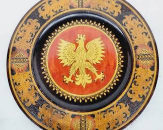 	Polish Wooden Eagle Plate