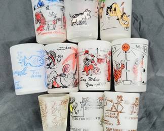 	Boxed Set Of Say When Shot Glasses