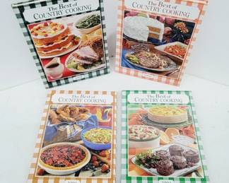 	The Best of Country Cooking Hardcover Cookbooks (4