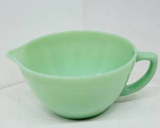 	Fire-King Jadite Batter Bowl