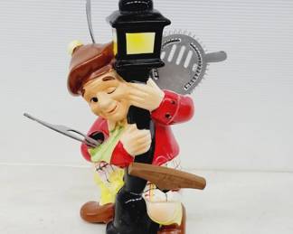 	Ceramic Drunk Man Utensil Holder