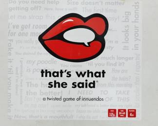 	That’s What She Said Party Game
