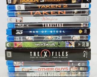 	Blu-Ray Movie Stack Lot