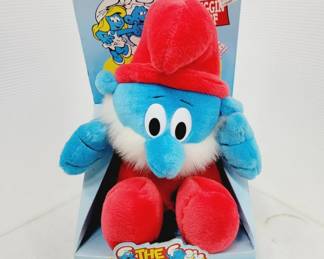 	Smurfs Papa Smurf Plush in Box