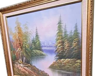 $100 Vintage Framed Landscape Oil Painting