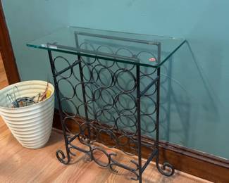 $37.50 Wine Rack Table 27 tall x 23 wide x 11 deep