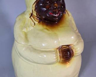 1940s National Silver Co. Mammy cookie jar
