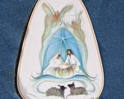 P. Buckley Moss nativity ornament