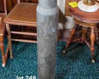 World War II era artillery shell