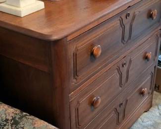 Antique 3 drawer chest