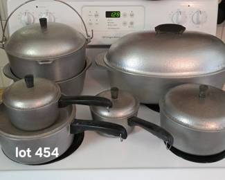 Vintage collection of Club Aluminum cookware