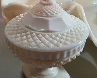 Vintage milk glass