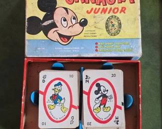 Vintage Mickey Mouse Canasta Junior card game