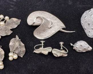 Vintage Coro earring and pin sets