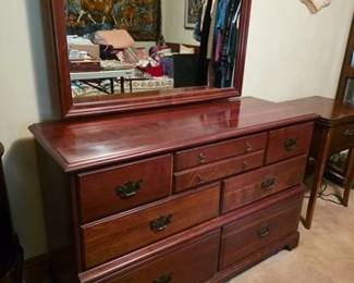 Hungerford 7 drawer dresser and mirror