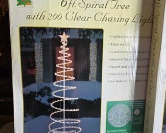 Outdoor spiral trees