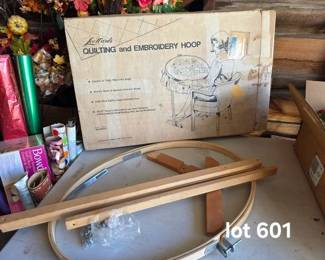 Vintage quilting and embroidery hoop