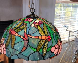 Dragonfly hanging lamp.  As is