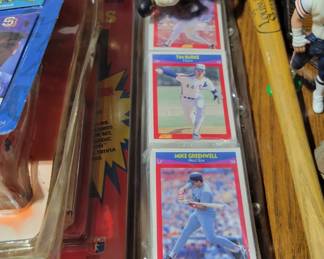 Baseball and basketball cards